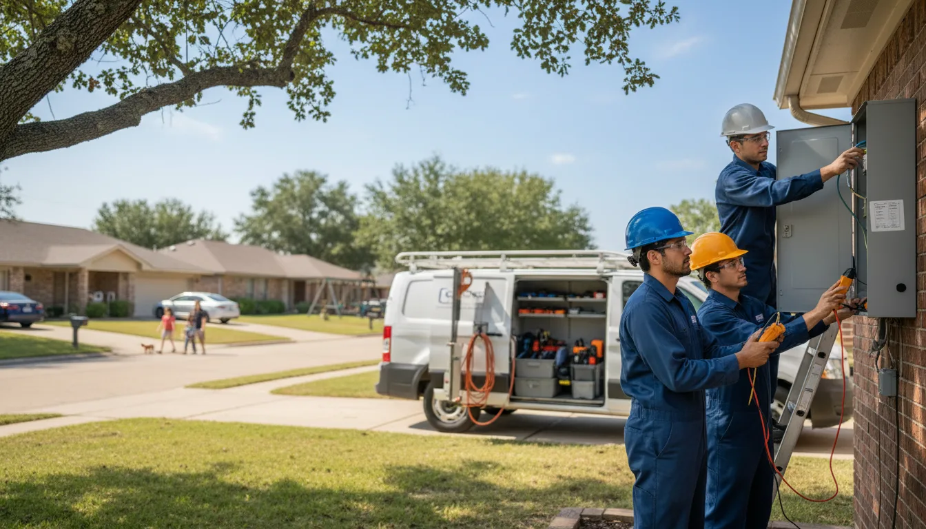 Certified electrician providing emergency electrical services in Rushford, MN